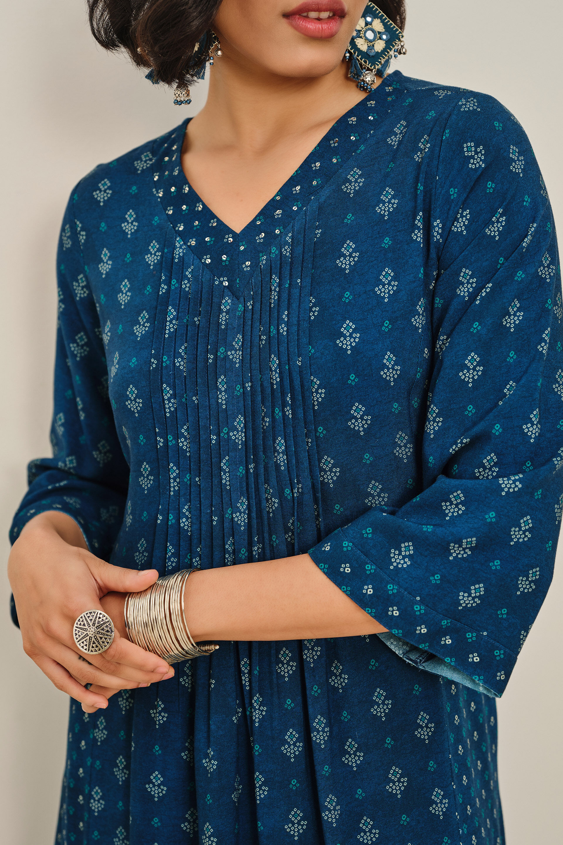 Bluetiful Kurta Set, Indigo, image 2